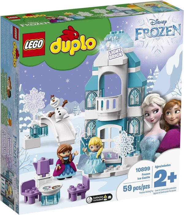 LEGO DUPLO Princess Frozen Ice Castle 10899 Building Toy Set for Preschool Kids, Toddler Boys and Girls Ages 2+ (59 Pieces)
