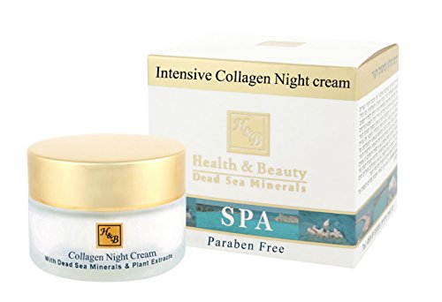 Intensive Collagen Night Face Cream Moisturizer 50ml by Health & Beauty Dead Sea Minerals